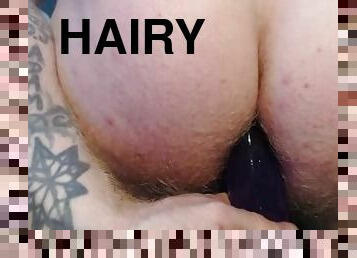 hairy ginger ass close up toy ride
