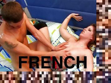 French amateur teen tries painful anal  homemade