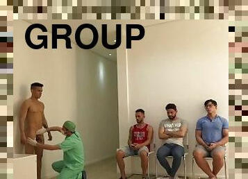 Group male physical exam