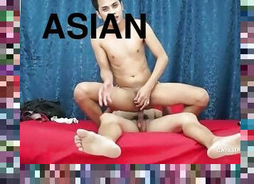 Asian Boys Vahn and Gilbert Barebacking