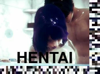 Naruto: Konan - Hot Bath Pov Wet Doggystyle Handjob