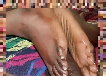 Ebony French Toes