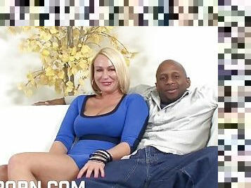 Rough BBC to fuck hard a sexy busty blonde american milf 4k