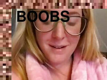 New BOOBS! Live reveal of double D’s