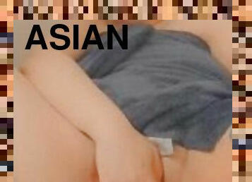 asiatisk, onani, fisse-pussy, amatør, legetøj, japans, fetish, solo, tatovering