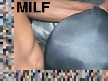 Milf Swallow the whole thing for me, gags POV