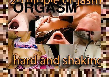 nipple shaking orgasm compilation - UnlimitedOrgasm