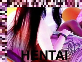 amatori, lesbiana, animatie, hentai