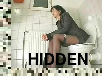 Hidden camera in the bathroom
