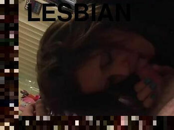 Lesbian first time sucking dick