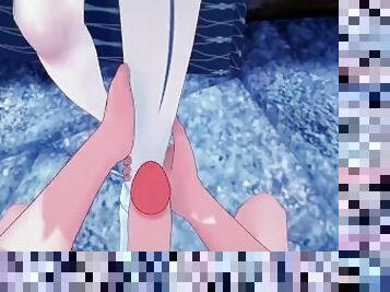 Hentai POV Feet Vampire Fraulein from Yu-Gi-Oh! Dominates you!