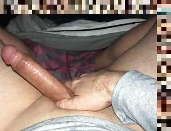 Nice Big Cumshot Before Getting Out Of Bed This Morning