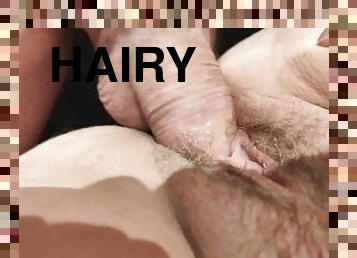 Close up fucking tight hairy pussy