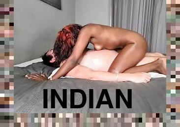 amateur, perempuan-jelita, interracial, urut, gadis-indian, rambut-merah, fetish, tatu