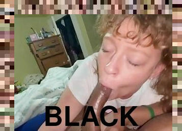 Redhead White Teen Sucks Big Black Duck 14