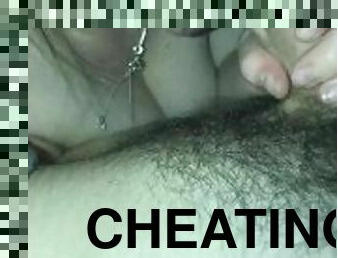Cheating girlfriend sucks boyfriends BFs dick