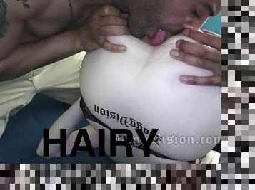 Rough BBC Fuck for Hairy Gaping Pussy
