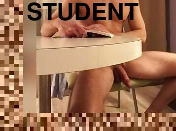 nudist, student, gigantisk-kuk, gay, ensam