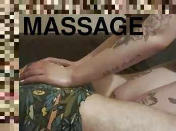 Cute Girl Massages My Ass And Balls