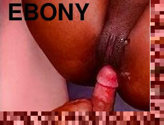 EBONY  Couple  Cumshot