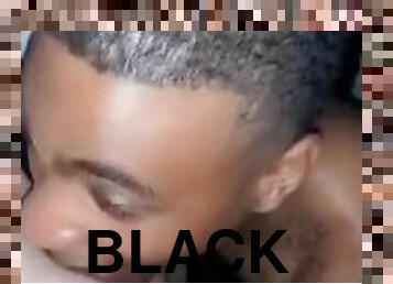 Young black cock eating it good