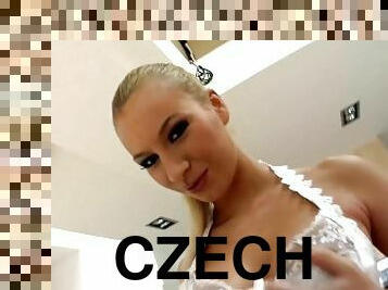 Angelina Cole Czech Beauty Blonde Babe & Choky Ice&Mugur, sexy outfit, boots, bikini, natural,Tease1