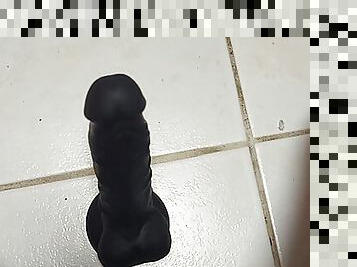 Cum on dildo