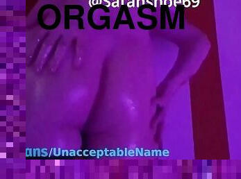 Oiled Up Femboy Trap teases you, Strips spanks himself and Ruins His orgasm for you