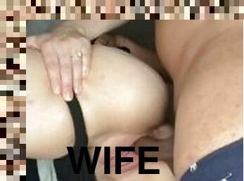 pussy, amatør, interracial, milf, kjøkken, våt