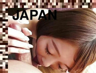 Cute Sexy Japanese teen Miss Asuka Suzumura gets a cock in her face and then bends over to fuck pt3
