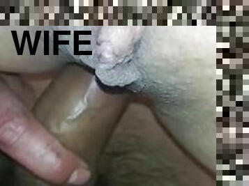 My boyfriend  fucks and cums in his wife