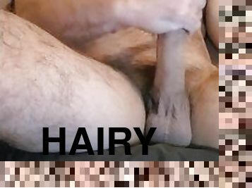 Muscle bear with hairy pits drops THICK CUMSHOT!!