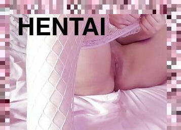 asiatisk, røv, far, fisse-pussy, skolepige, skønheder, røv-booty, datter, fiskenet, hentai