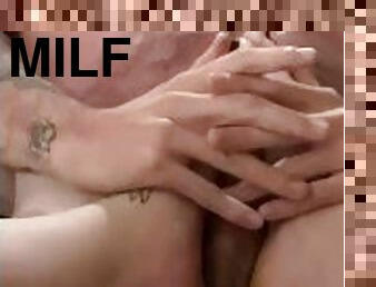 masturbaatio, amatööri, milf, pari, jalat, pov, nätti, fetissi, varpaat