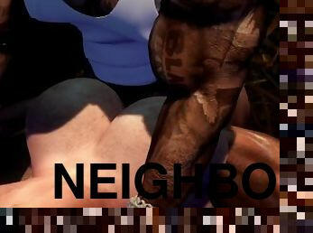 Secondlife : Thick Backshots With Neighbor Gardener  Caught With Pants Down