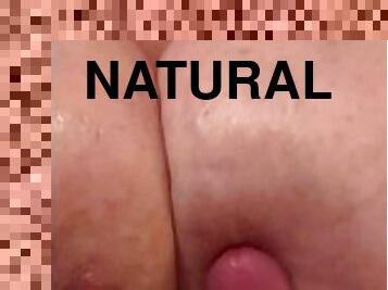 POV Massive huge natural 44G tits bouncing reverse titfuck (ending on my site!)