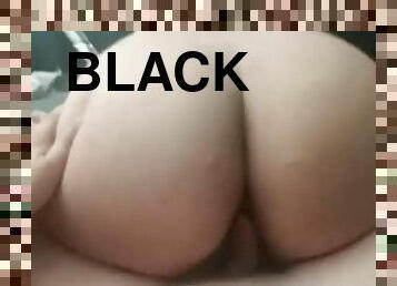 fucked her big black ass doggystyle while cuck is watching us