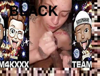 SEXY WHITE SLUTS BEATS BLACK DICK LIKE SHE MAD AT!! FILTHY SLUT SPITTING