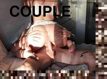 SUMMER PLEASURES - Real Couple Has Hot Intimate Sex As They Switch Off Pleasing Each Other