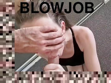 Post Swim Training Blowjob And Cum Shot