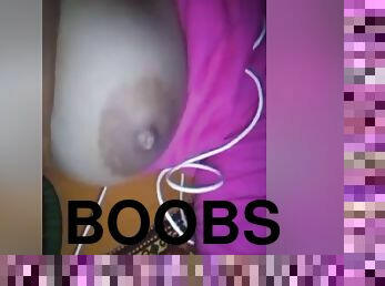 Today Exclusive -cute Desi Girl Shows Her Boobs On Vc Part 1