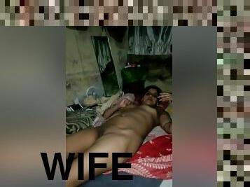 Today Exclusive -wife Nude Video Record By Hubby