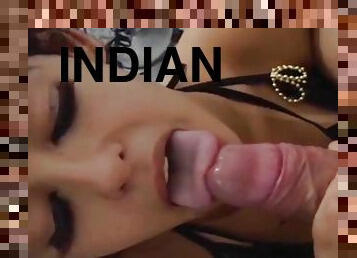 Cumshots Inside The Mouth Of The Brazilian Indian Brunette And She Is Delighted