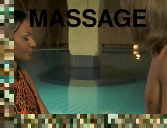 The Touch Of A Relaxing Massage And Arousement Session