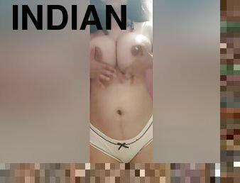 Sexy Indian Girl Sanjana Shows Her Boobs On Video Call Part 8