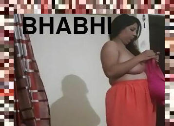Exclusive- Desi Bhabhi Wearing Cloths