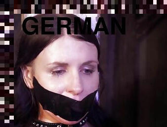 Hot German Dominatrix Lady Cosima Dominates Submissive Slave Babe Pt 1