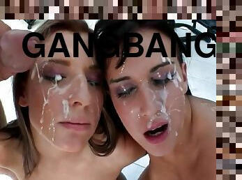 Nick Lang And Lauro Giotto In Natalia & Morgan With Bob Mugur Peter Vit Girls Blow Gang Bang Bangblow Costume Short Ve
