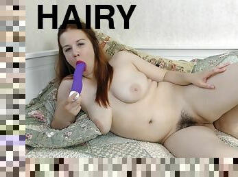 Lina Masturbates With Her Purple Vibrator