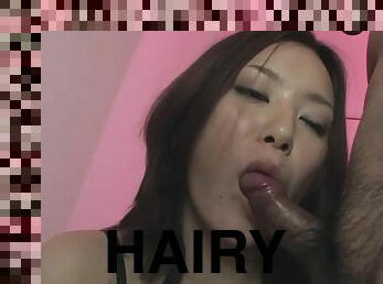 Rika Nanami Sucks A Hairy Dick